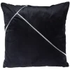 Coussin déco asymétrique velours