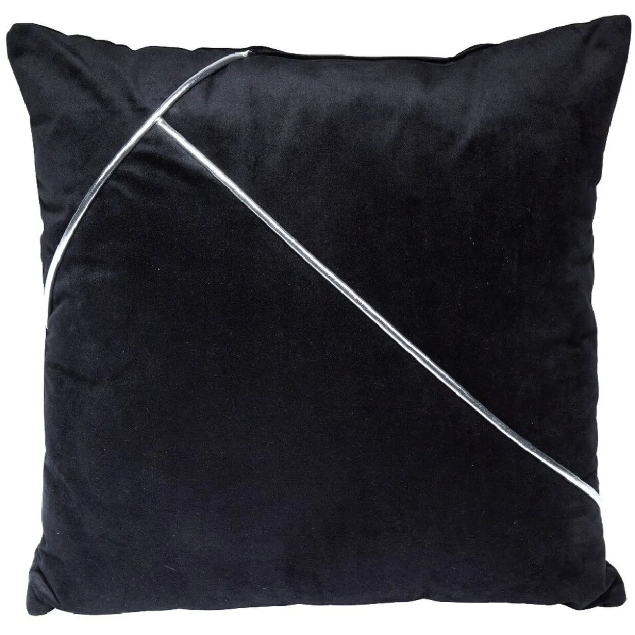 Coussin déco asymétrique velours