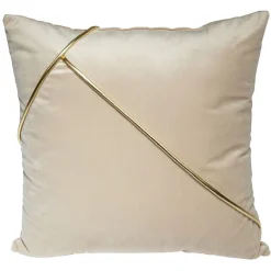 Coussin déco asymétrique velours