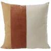 Coussin déco tricolore 45x45cm