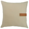 Coussin déco Urban carré blanc naturel