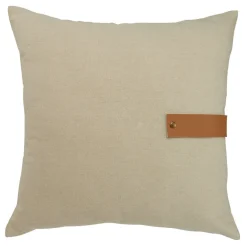 Coussin déco Urban carré blanc naturel