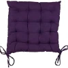 Coussin de chaise matelassé violet