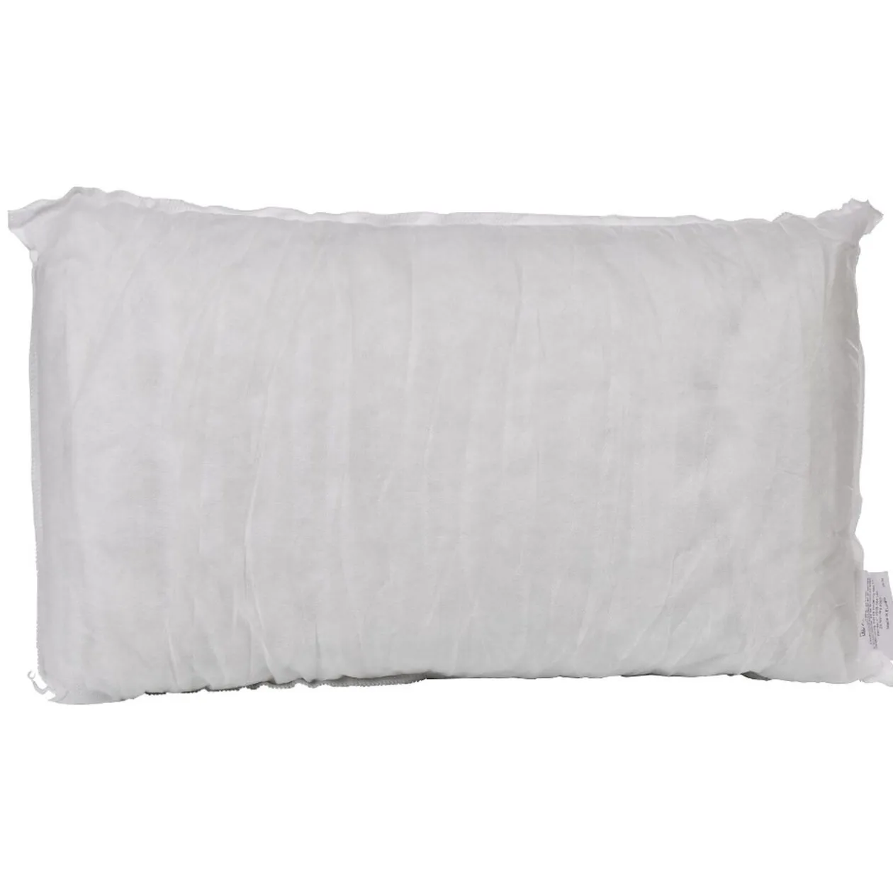Coussin de rembourrage rectangulaire polyester blanc 50x30 cm