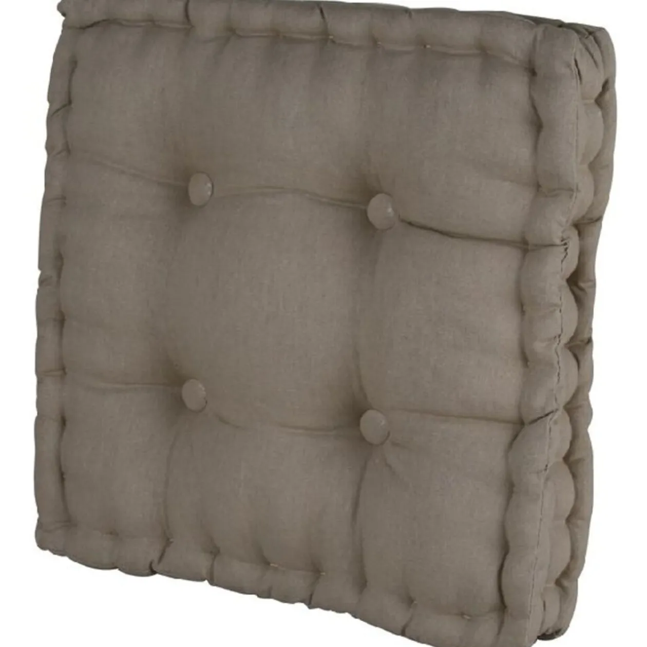 Coussin de sol beige