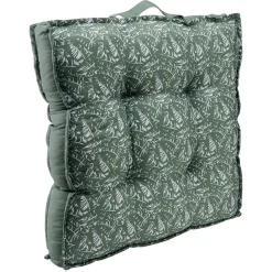 Coussin de sol motif tropical ou uni 50x50cm