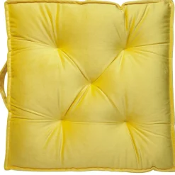 Coussin de sol velours avec poignée