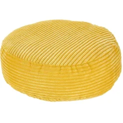 Coussin de sol velours cotelé