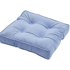 Coussin de sol velours uni avec bordure