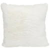Coussin effet fourrure 2 coloris