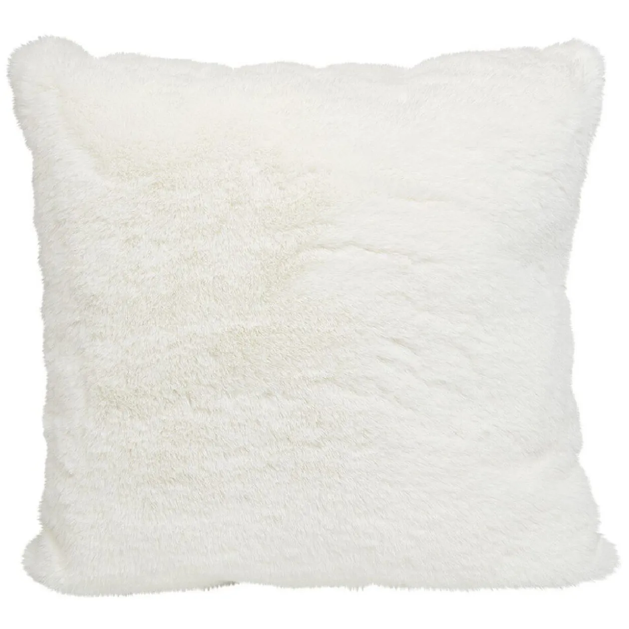 Coussin effet fourrure 2 coloris