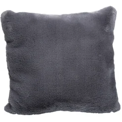 Coussin effet fourrure 2 coloris