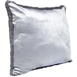 Coussin effet fourrure 2 coloris