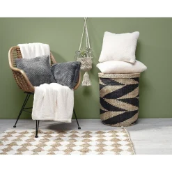 Coussin effet popcorn