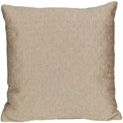 Coussin finition tricot jacquart