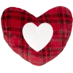 Coussin forme coeur ou étoile avec plaid assorti