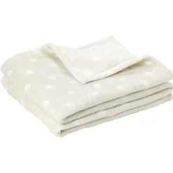 Coussin forme coeur ou étoile avec plaid assorti