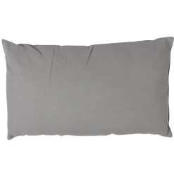 Coussin gris rectangulaire