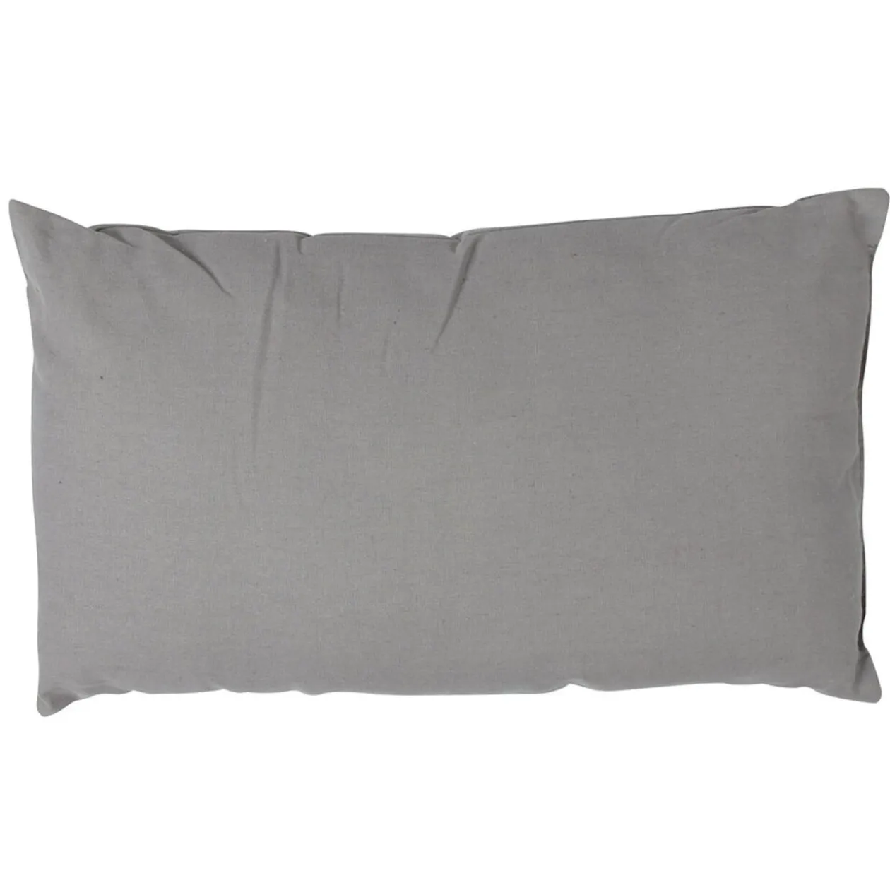 Coussin gris rectangulaire