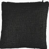 Coussin noir acrylique