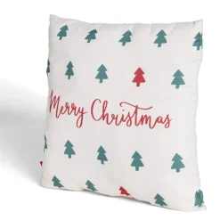 Coussin Noël motif MerryXmas 40x40cm