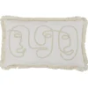 Coussin polycoton 30x50 3visages