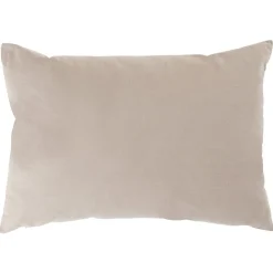 Coussin rectangulaire beige 40 x 60 cm