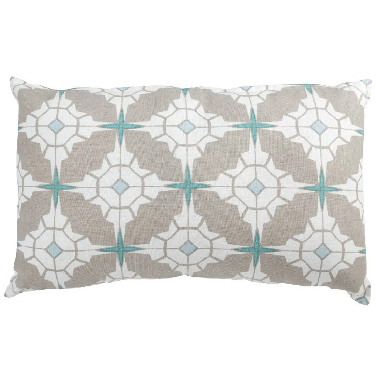 Coussin rectangulaire carreaux de ciment