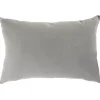 Coussin rectangulaire gris anthracite 40x60cm