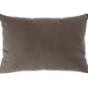 Coussin rectangulaire marron chocolat 40x60cm