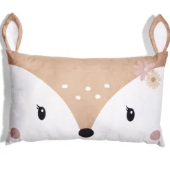 Coussin rectangulaire motif renard ou biche 30x50cm
