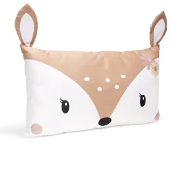 Coussin rectangulaire motif renard ou biche 30x50cm
