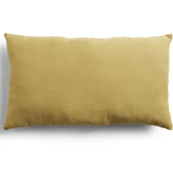 Coussin rectangulaire 50x30cm jaune ocre