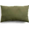 Coussin rectangulaire 50x30cm vert kaki