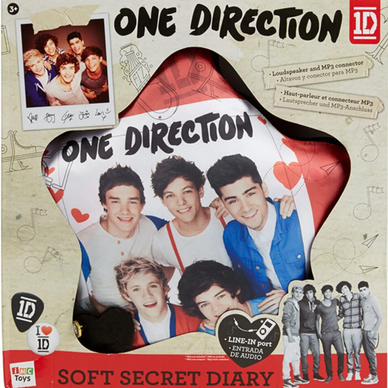 Coussin secret One Direction