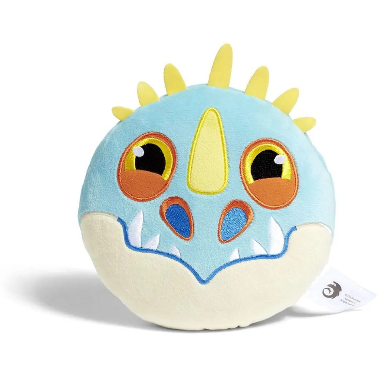 Coussin tête de dragon Ø16cm polyester 8 modèles