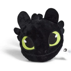 Coussin tête de dragon Ø16cm polyester 8 modèles