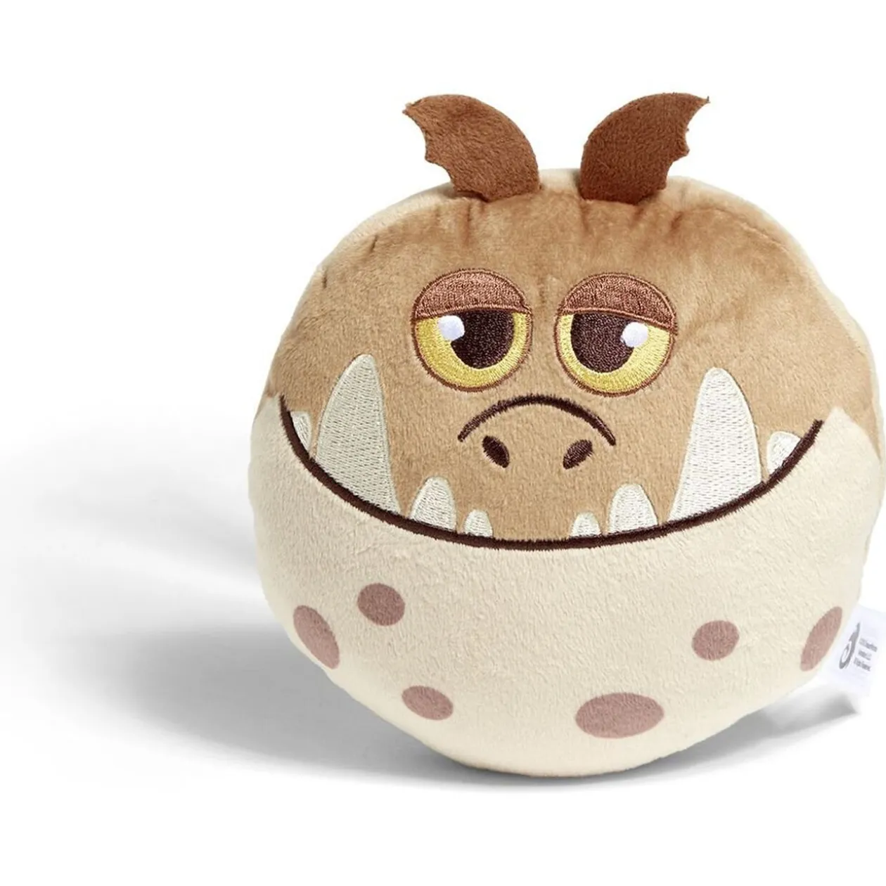 Coussin tête de dragon Ø16cm polyester 8 modèles