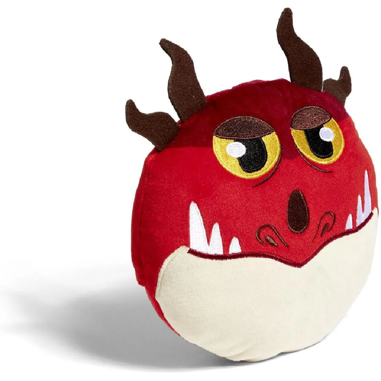 Coussin tête de dragon Ø16cm polyester 8 modèles