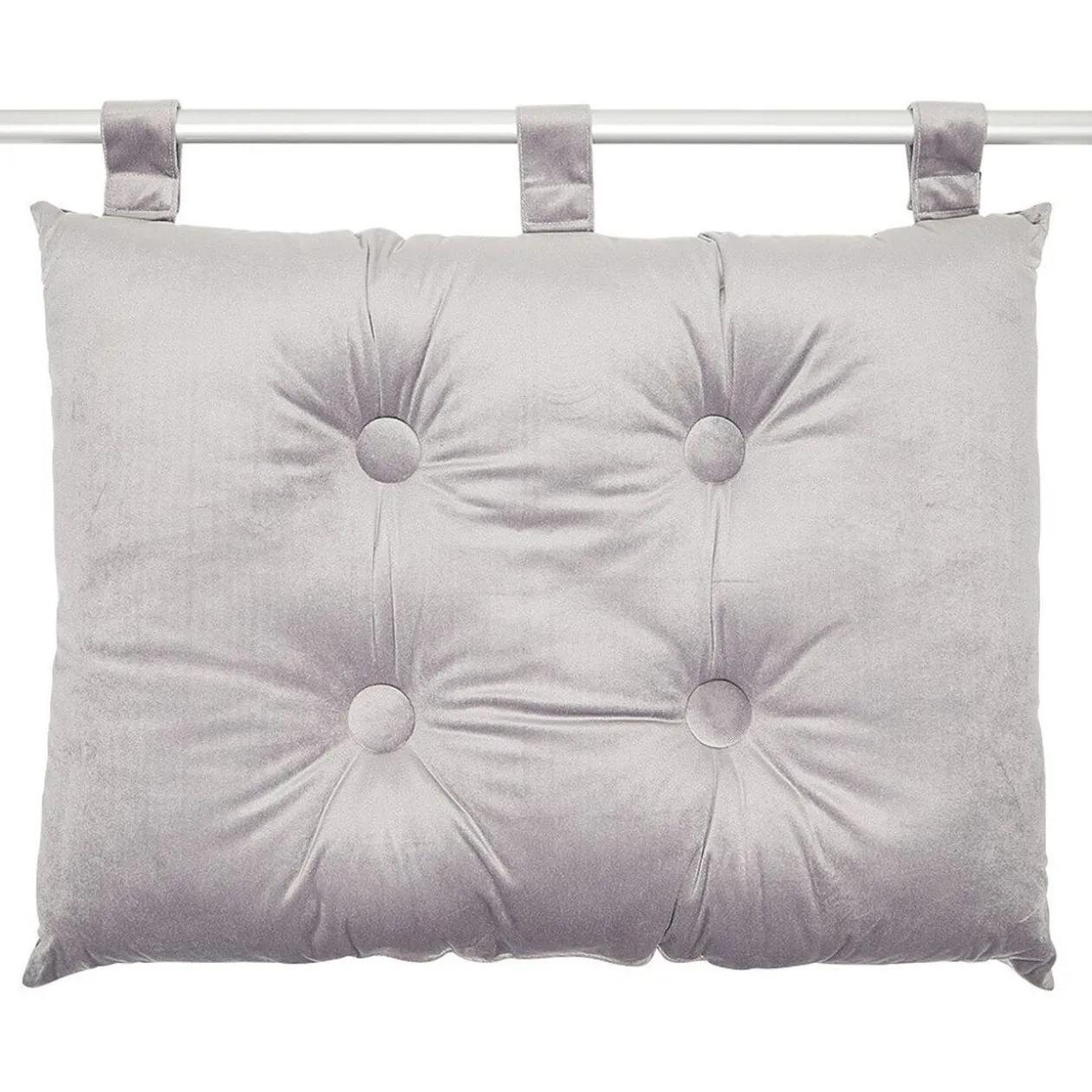 Coussin tête de lit polyester uni