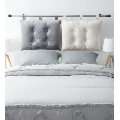 Coussin tête de lit polyester uni