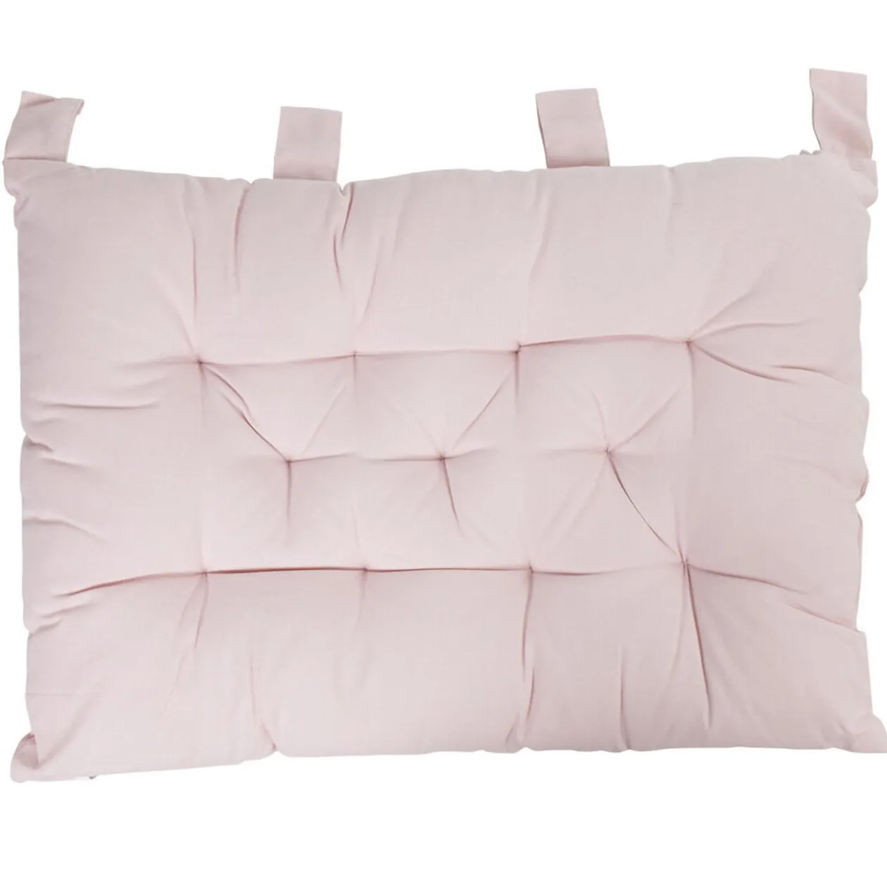 Coussin tête de lit rectangulaire rose