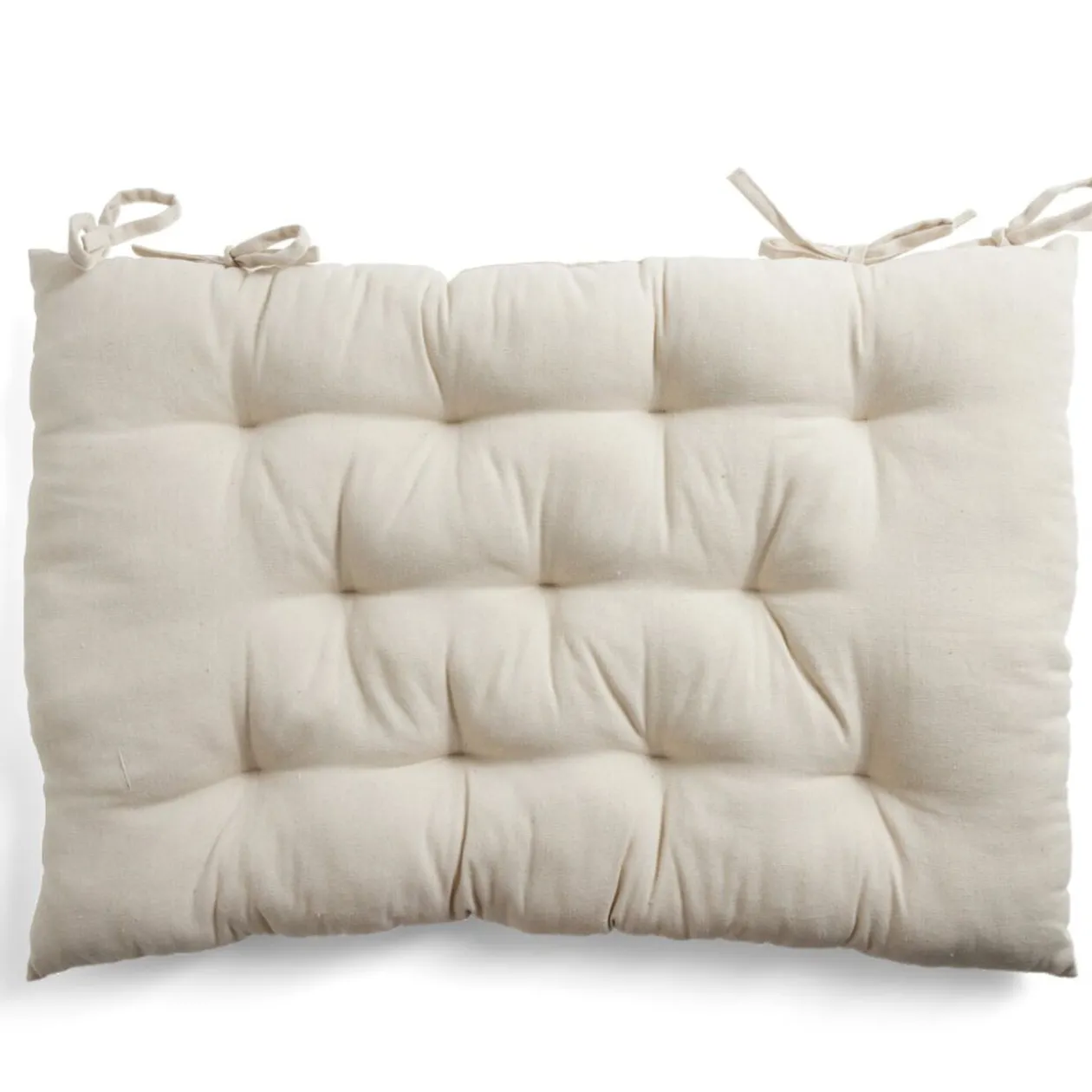 Coussin tête de lit rectangulaire beige 50x70cm