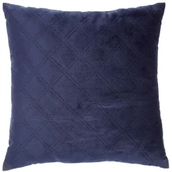 Coussin velours effet matelassé 40x40 cm