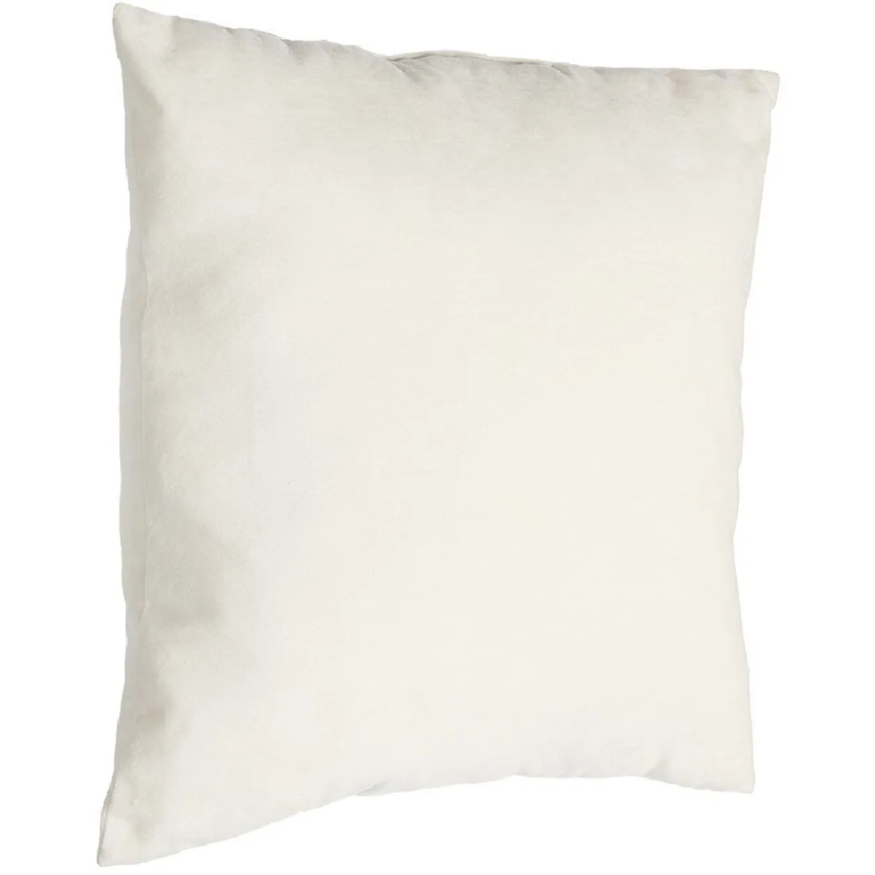 Coussin velours gris ou ivoire