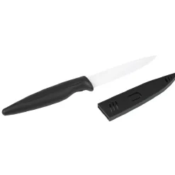 Couteau office lame céramique L.10 cm + étui