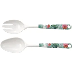 Couvert salade plastique motif summer