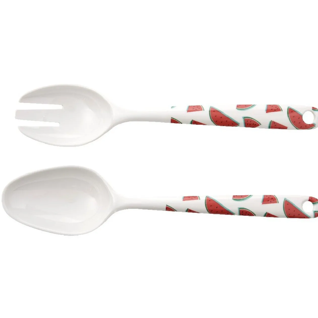 Couvert salade plastique motif summer