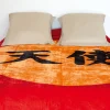 Couverture 2 places design signes chinois