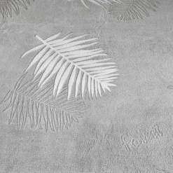 Couverture flanelle imprimé feuille